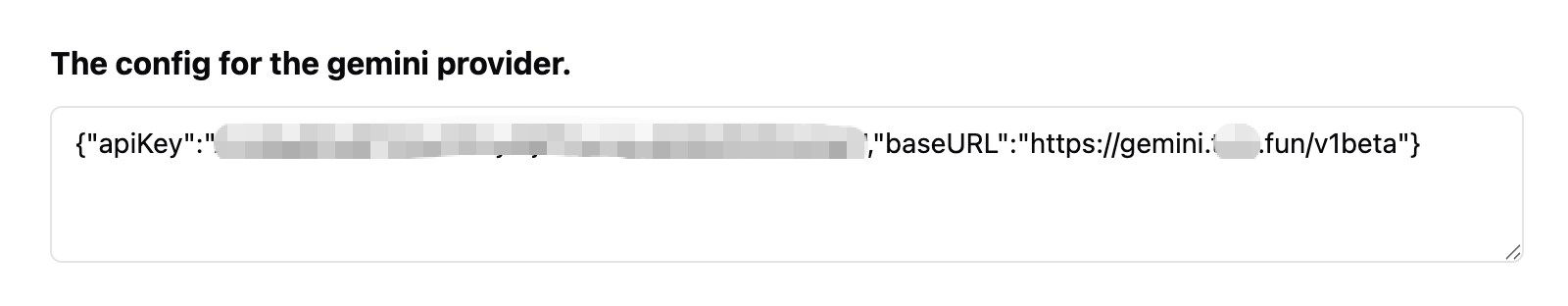 Affine Gemini Settings