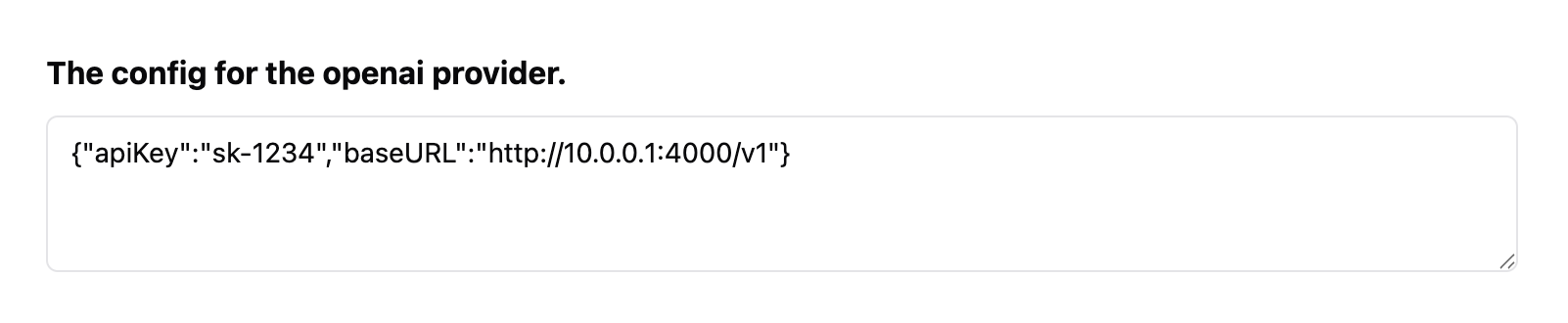 Affine OpenAI 配置